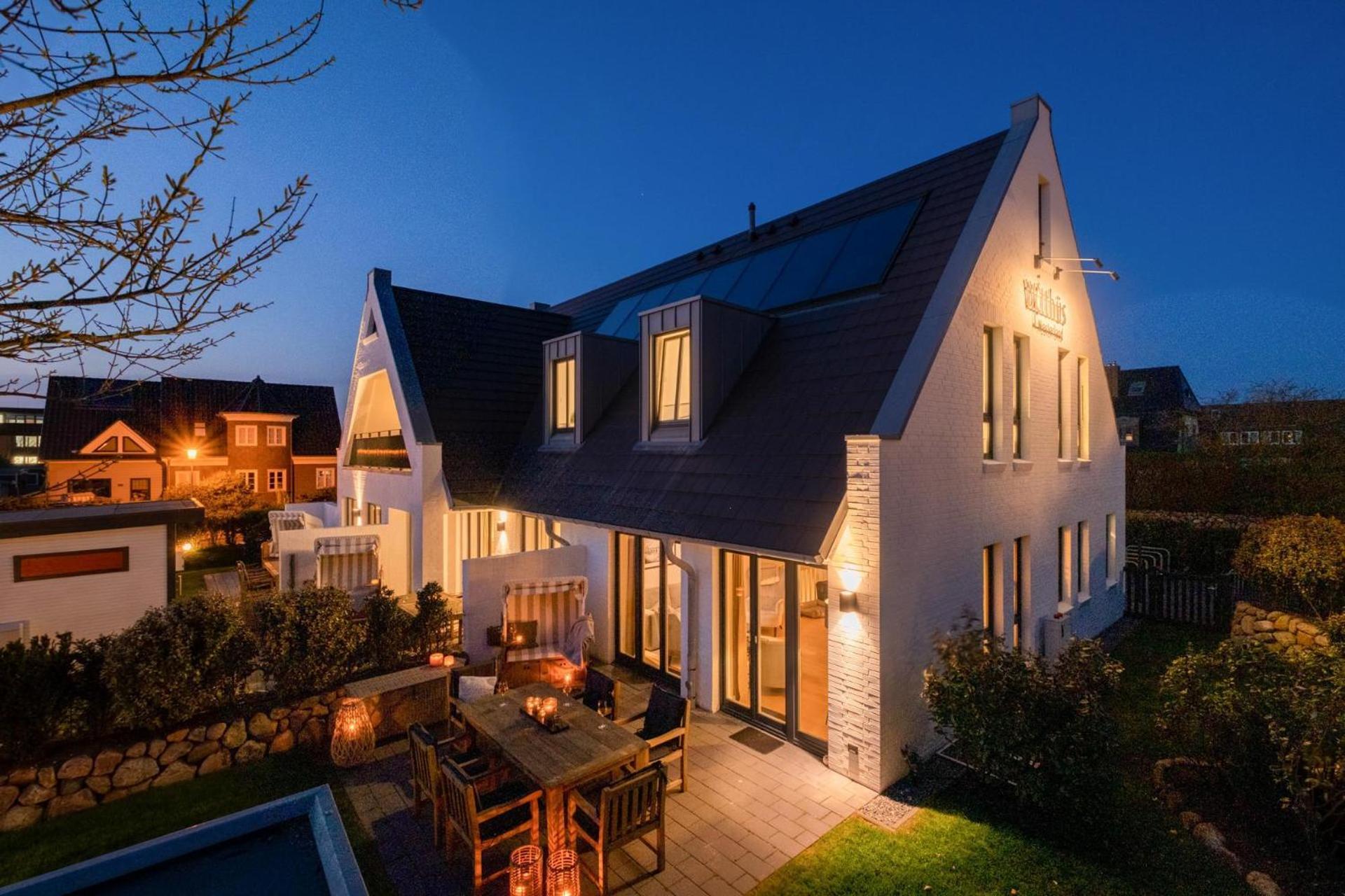 Ferienhaus Witthues - Domizil Silbermoewe - Exklusiv, Strand- Und Zentrumsnah Westerland Dış mekan fotoğraf